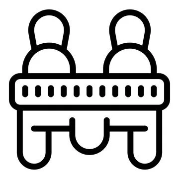 Hydro flyer icon outline vector. Fly board device Stock Illustration