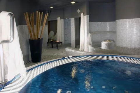 Hydro massage Stock Photos
