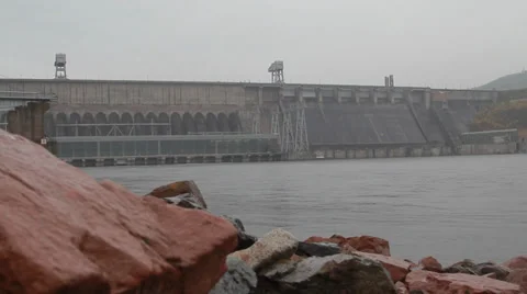  hydro power plant Stock Footage 32221939