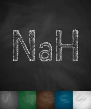 Hydro sodium icon Stock Illustration