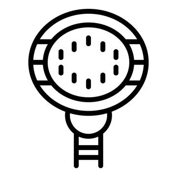 Hydro therapy icon outline vector. Exercise spa Illustrazione stock