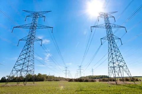 Hydro Towers Stock Photos
