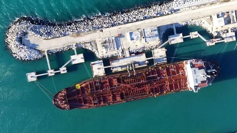 Hydrocarbon ship Video stock 94232832