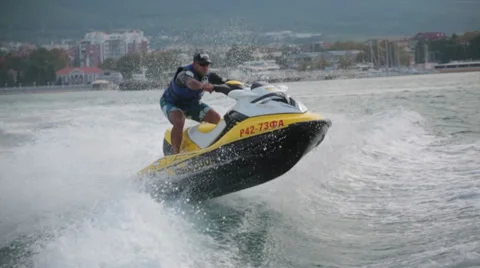 Hydrocycle Stock Footage 32384690