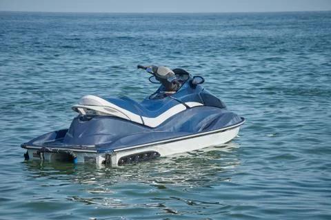 A hydrocycle on the Sea Stock Photos