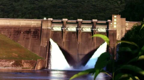 Hydroelectric Dam 1 Stock Footage 11488478