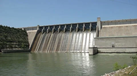 Hydroelectric Dam Stock Footage 7746298