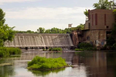 Hydroelectric dam 스톡 사진