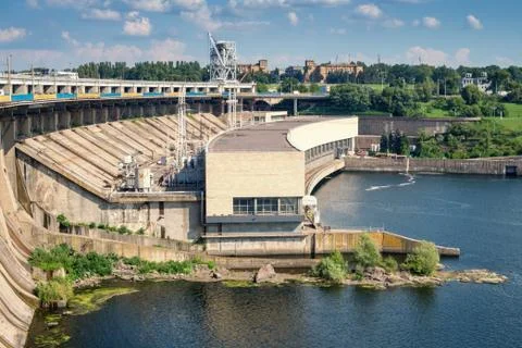 Hydroelectric dam Stock Photos