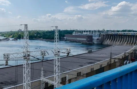 Hydroelectric dam Foto stock