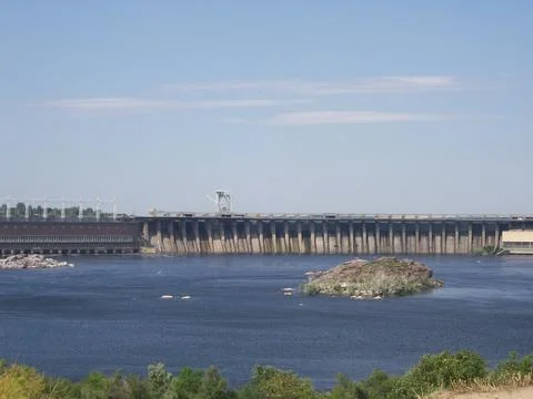Hydroelectric dam. Foto stock