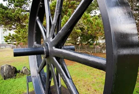 Hydroelectric flywheel Stock Photos