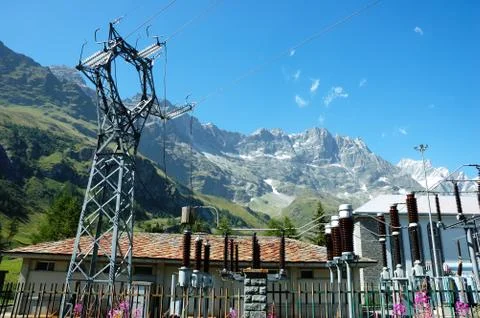 Hydroelectric plant Stock-Fotos