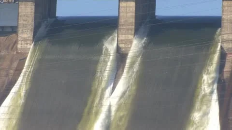 Hydroelectric Power Station Stock Footage 22199409
