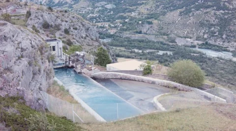 Hydroelectric power station Video stock 44128470