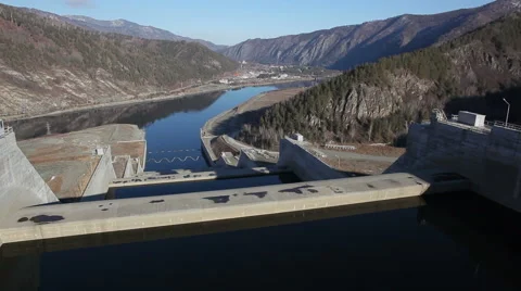 Hydroelectric power station Video stock 49647656