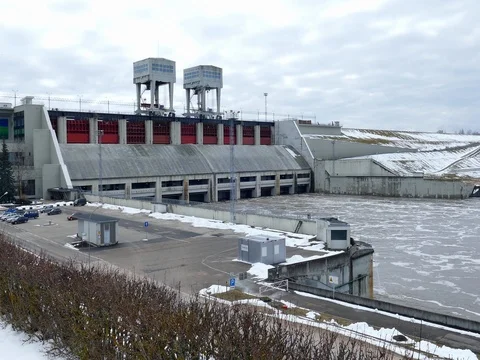 Hydroelectric power station Video stock 80273443
