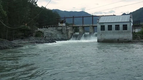 Hydroelectric power station. 動画素材 83334050