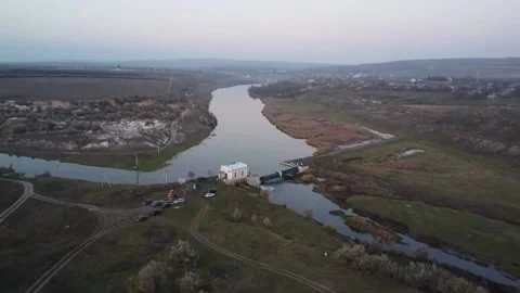 Hydroelectric power station Video stock 226823827