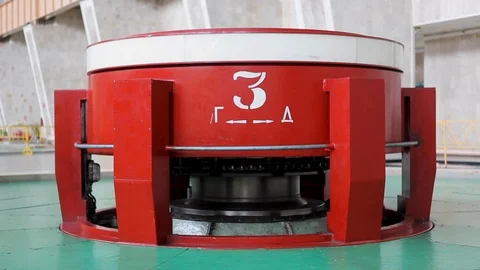 Hydroelectric turbine 스톡 동영상 121197399