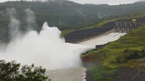 Hydroeletric Spillway2 库存影片 91113246
