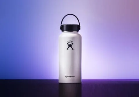 Hydroflaskwhite Stock Photos