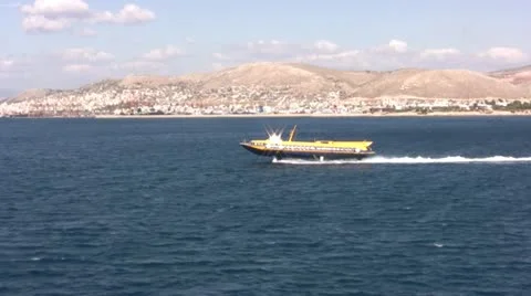 Hydrofoil long shot 스톡 동영상 12525611