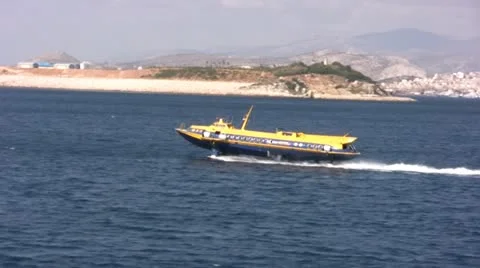 Hydrofoil Medium shot Stock Footage 12526742