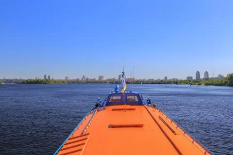 Hydrofoil passenger vessel Stock Photos