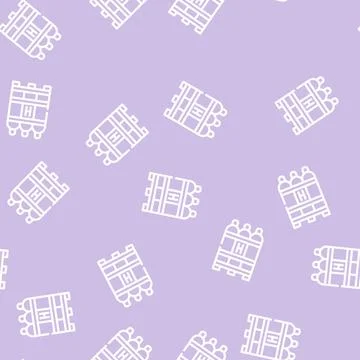 Hydrogen biogas line vector seamless pattern 스톡 일러스트
