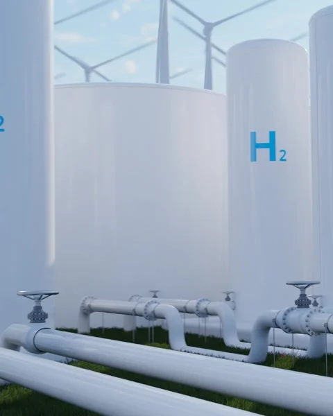 Hydrogen energy storage Video stock 285191788