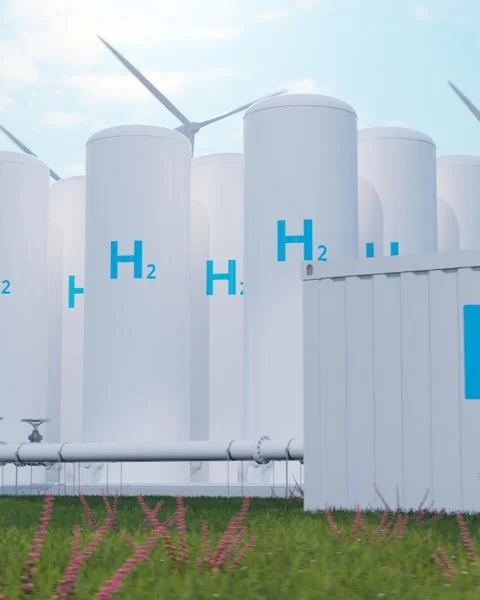 Hydrogen energy storage Stock Footage 285191792
