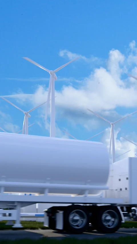 Hydrogen logistic Stock Footage 292290675