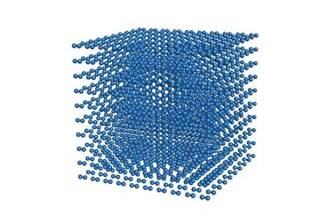 Hydrogen molecule blue H2 eco green energy fuel chemical solid crystal structure Stock Illustration