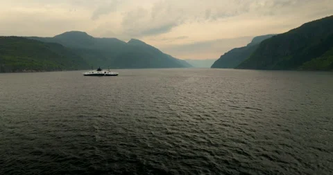 Hydrogen Powered Energy Technology, Zero Emissions, Shipping Industry Stock Footage 328957436