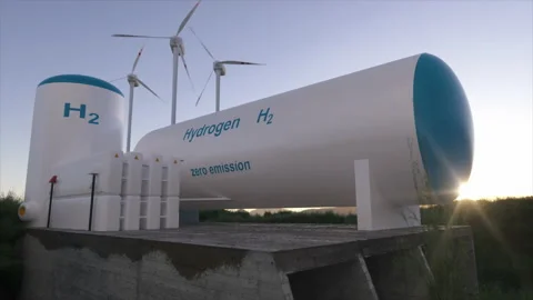 Hydrogen renewable energy production - h... | Stock Video | Pond5