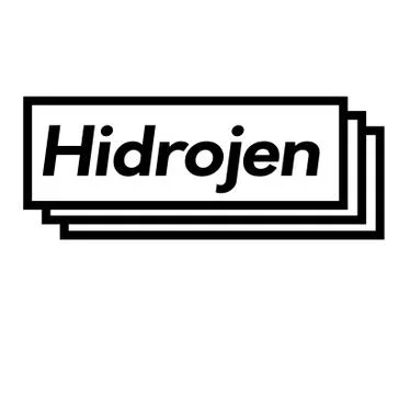 Hydrogen stamp on white イラスト素材