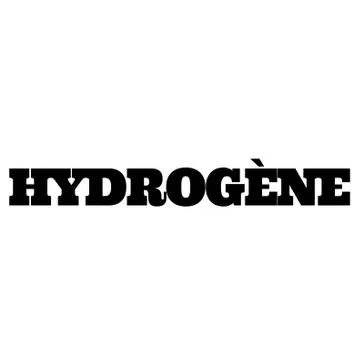 Hydrogen stamp on white イラスト素材