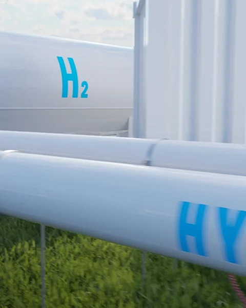 Hydrogen storage tanks Video stock 278051041