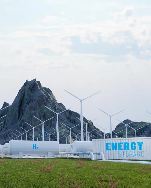 Hydrogen storage tanks Stock Footage 278051095