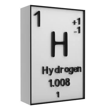 Hydrogen,Phosphorus on the periodic table of the elements on white blackgro.. イラスト素材