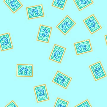 Hydrogeological maps hydrogeologist vector seamless pattern 스톡 일러스트