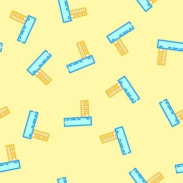 Hydrology research hydrogeologist vector seamless pattern Stock Illustration