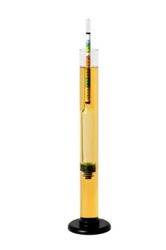 Hydrometer in Homebrew Stock Photos