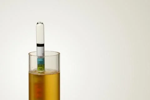 Hydrometer in Homebrew Stock Photos