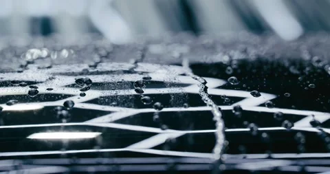 Hydrophobic Coating in Action Stock Footage 293922205