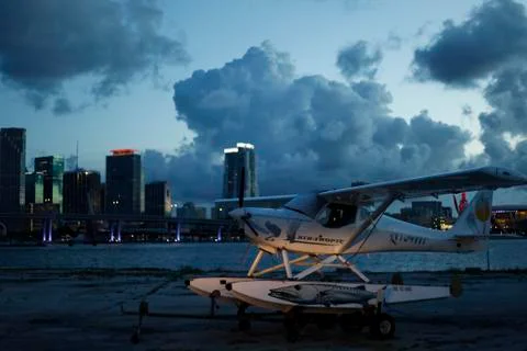 Hydroplane al Miami Stock Photos
