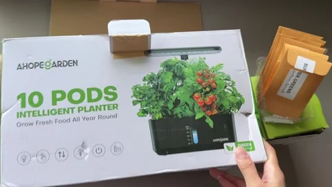 Hydroponic Garden System Stock Footage 341768144