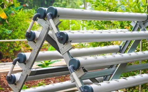 Hydroponic system Stock Photos