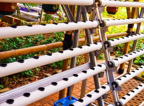 Hydroponic system Stock Photos